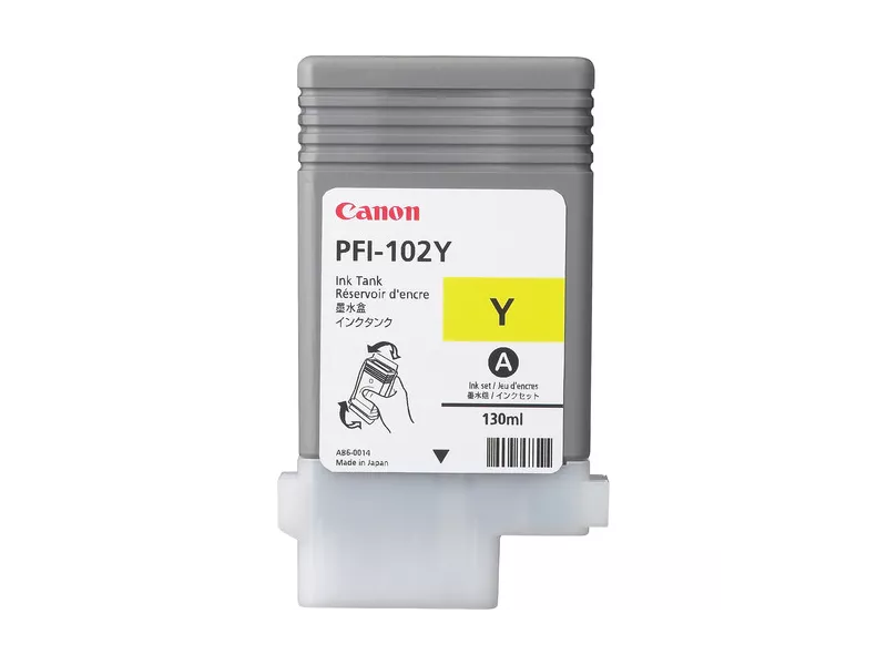 Cartuccia Originale Canon PFI-102Y 0898B001 (Giallo)