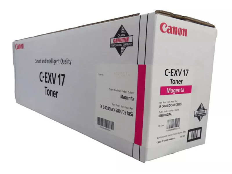 Toner Originale Canon C-EXV17m 0260B002 (Magenta 30000 pagine)
