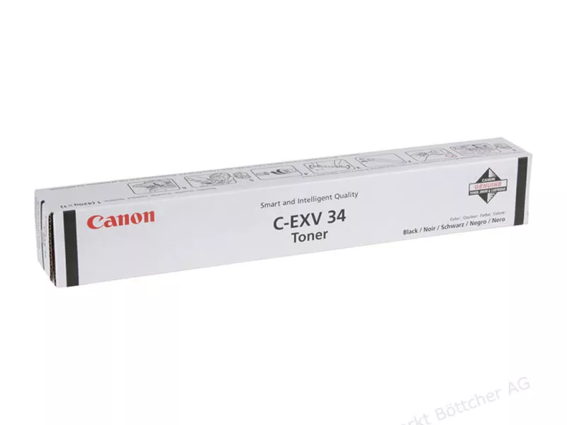 Toner Originale Canon C-EXV34bk 3782B002 (Nero 23000 pagine)