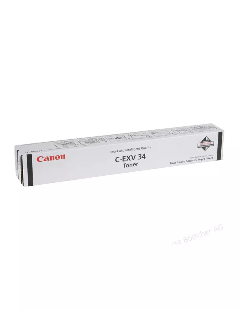 Toner Originale Canon C-EXV34bk 3782B002 (Nero 23000 pagine)