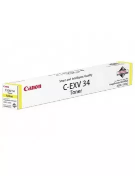 Toner Originale Canon C-EXV34y 3785B002 (Giallo 19000 pagine)