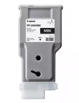 Cartuccia Originale Canon PFI-206MBK 5302B001 (Nero Opaco 300 ml)