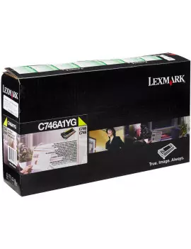 Toner Originale Lexmark X746 X746A1YG (Giallo 7000 pagine)