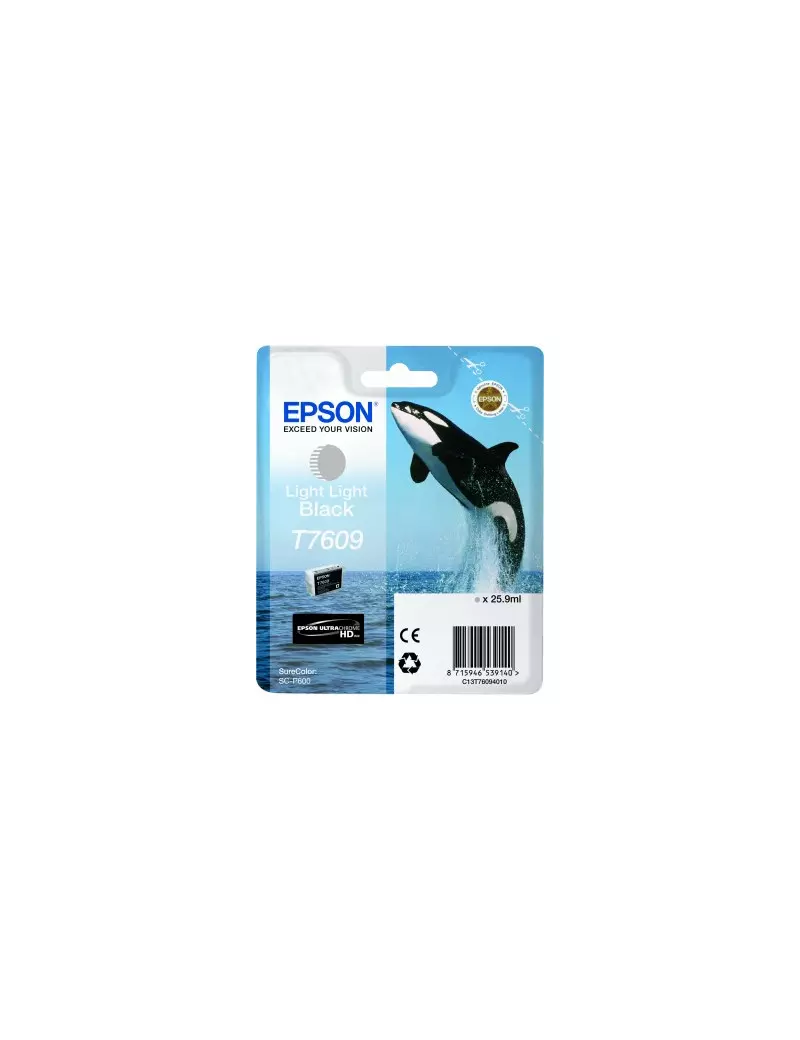 Cartuccia Originale Epson T760940 (Nero Chiaro Chiaro 12000 pagine) Cartuccia Originale Epson T760940 (Nero Chiaro Chiaro 12000 pagine)