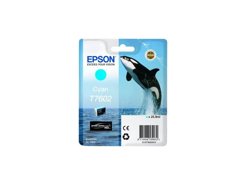 Cartuccia Originale Epson T760240 (Ciano 2200 pagine)