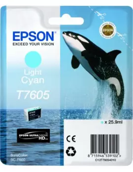 Cartuccia Originale Epson T760540 (Ciano Chiaro 2400 pagine)