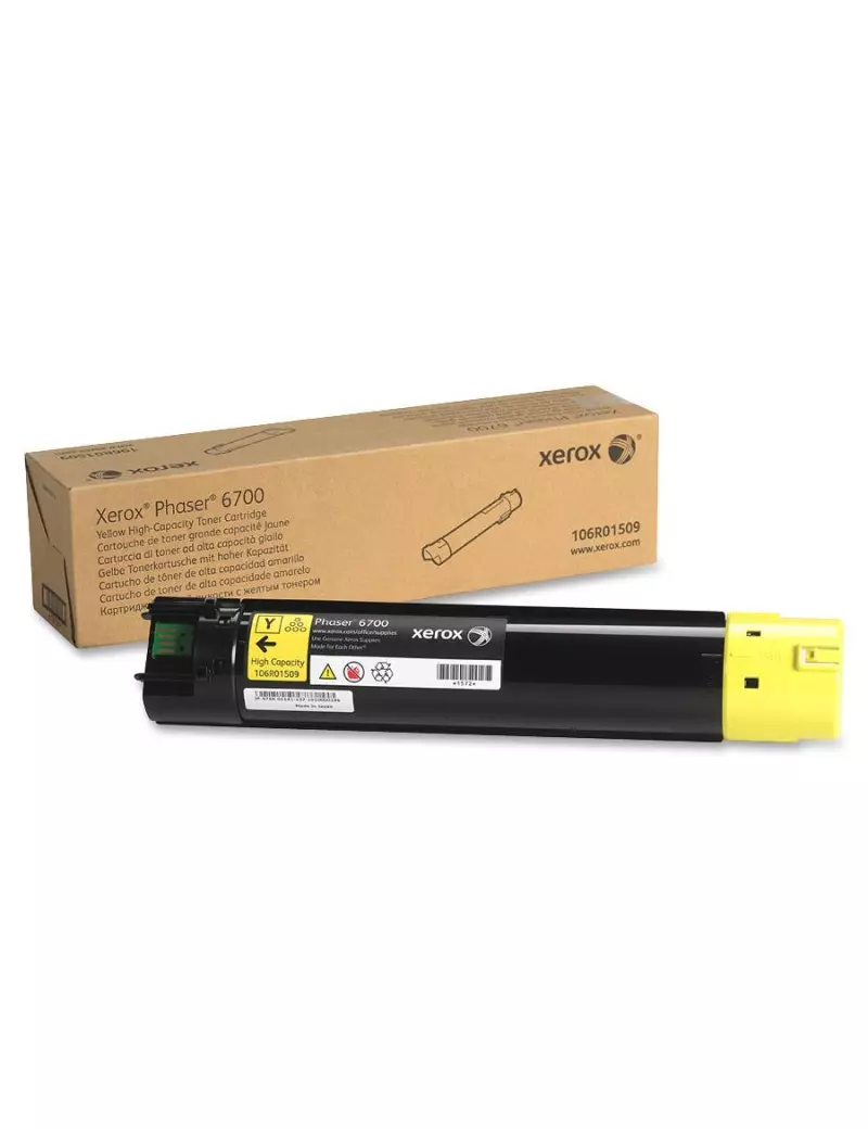 Toner Originale Xerox 106R01509 (Giallo 12000 pagine)