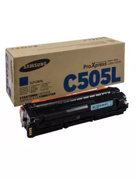 Toner Originale Samsung CLT-C505L SU035A (Ciano 3500 Pagine)