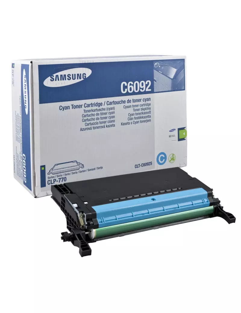 Toner Originale Samsung CLT-C6092S SU082A (Ciano 7000 pagine) Toner Originale Samsung CLT-C6092S SU082A (Ciano 7000 pagine)
