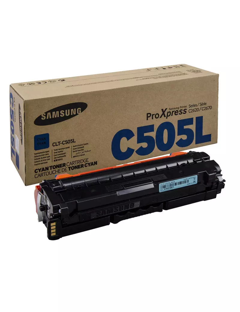 Toner Originale Samsung CLT-K505L SU168A (Nero 6000 Pagine)