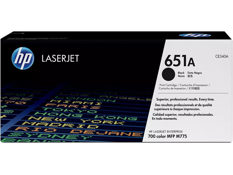 Toner Originale HP CE340A 651A (Nero 13500 pagine)