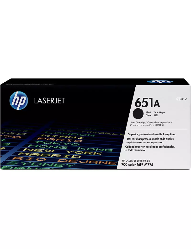 Toner Originale HP CE340A 651A (Nero 13500 pagine)