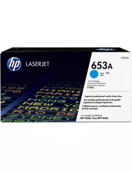 Toner Originale HP CF321A 653A (Ciano 16500 Pagine)