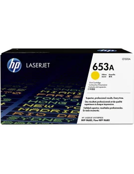 Toner Originale HP CF322A 653A (Giallo 16500 Pagine)