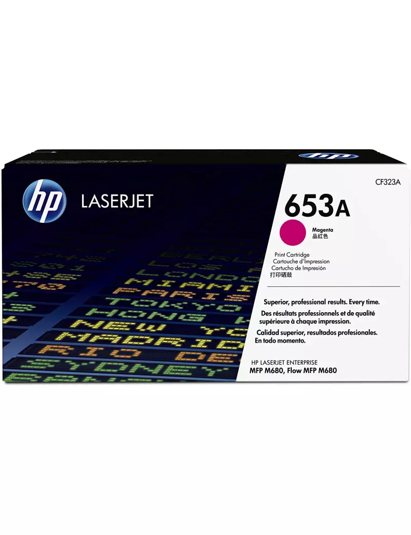 Toner Originale HP CF323A 653A (Magenta 16500 Pagine)