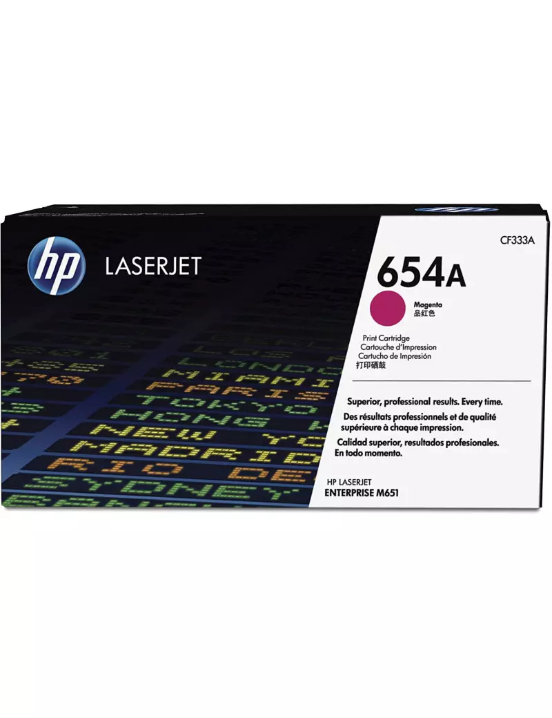 Toner Originale HP CF333A 654A (Magenta 15000 Pagine)