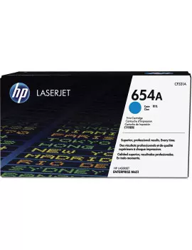 Toner Originale HP CF331A 654A (Ciano 15000 Pagine)