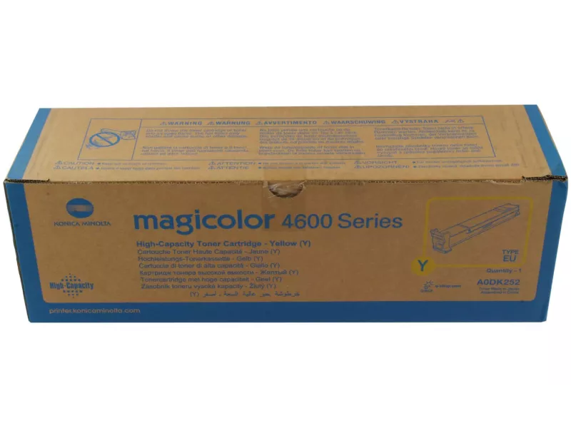 Toner Originale Konica Minolta A0DK252 (Giallo 8000 pagine)