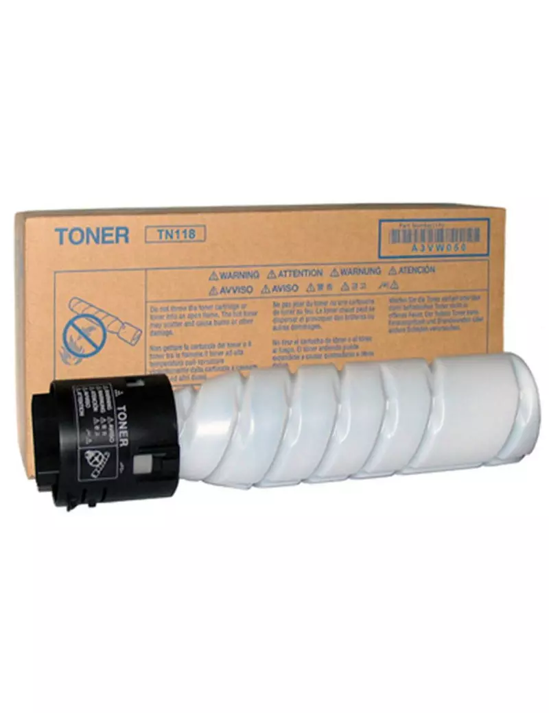 Toner Originale Konica Minolta TN-118K A3VW050 (Nero 12000 pagine)