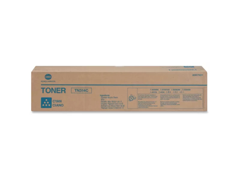 Toner Originale Konica Minolta TN-314C A0D7431 (Ciano 20000 pagine)
