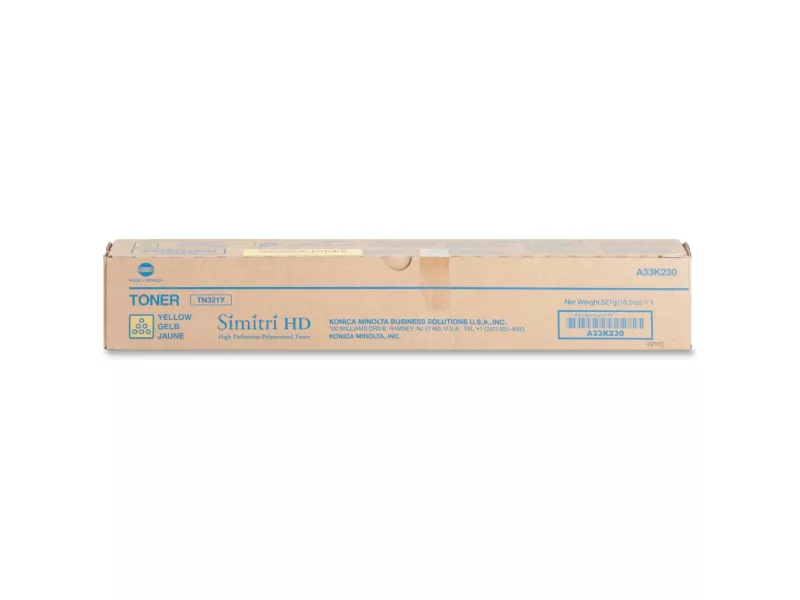 Toner Originale Konica Minolta TN-321Y A33K250 (Giallo 25000 pagine)