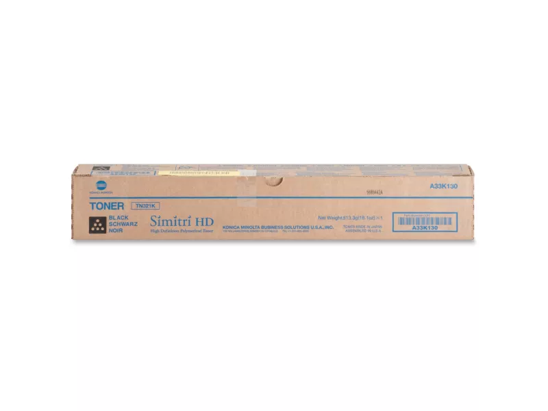 Toner Originale Konica Minolta TN-321K A33K150 (Nero 27000 pagine)