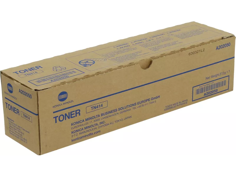 Toner Originale Konica Minolta TN-414 A202050 (Nero 25000 pagine)
