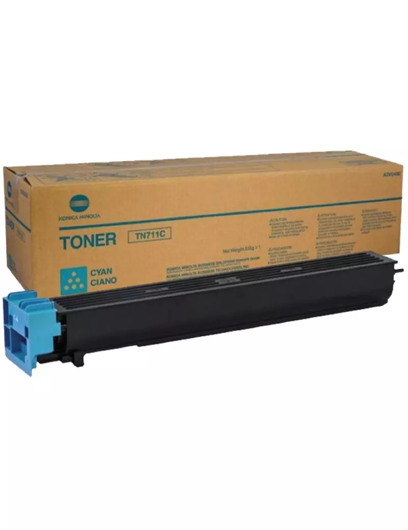 Toner Originale Konica Minolta TN-711C A3VU450 (Ciano 31500 pagine)