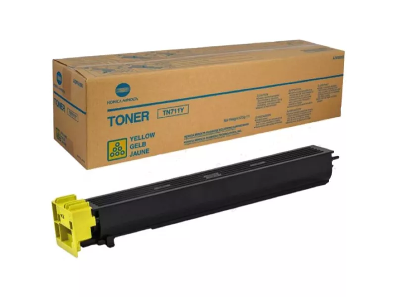Toner Originale Konica Minolta TN-711Y A3VU250 (Giallo 31500 pagine)