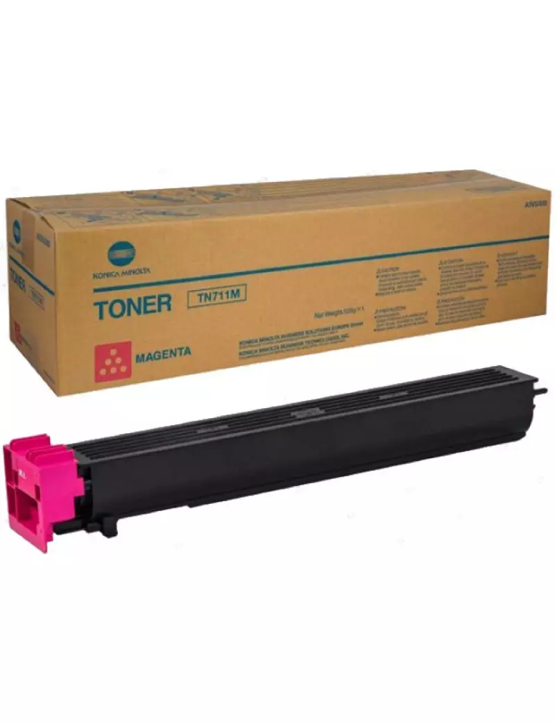 Toner Originale Konica Minolta TN-711M A3VU350 (Magenta 31500 pagine)