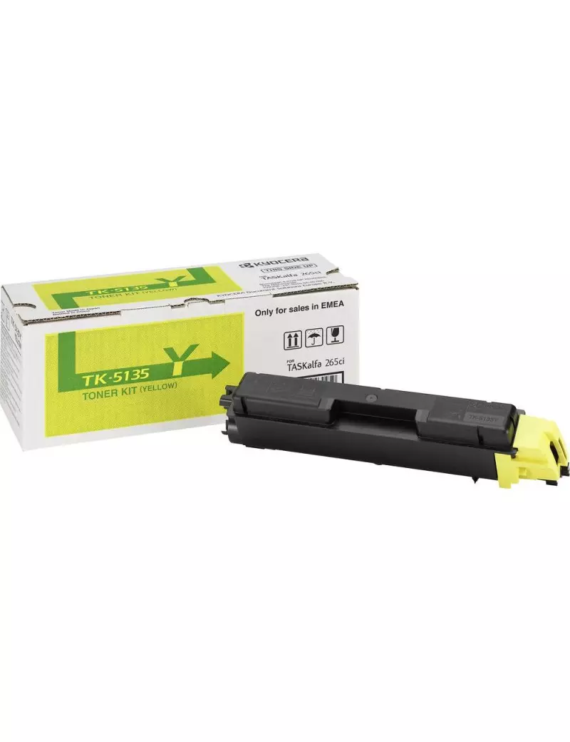 Toner Originale Kyocera TK-5135Y 1T02PAANL0 (Giallo 5000 pagine) Toner Originale Kyocera TK-5135Y 1T02PAANL0 (Giallo 5000 pagine)