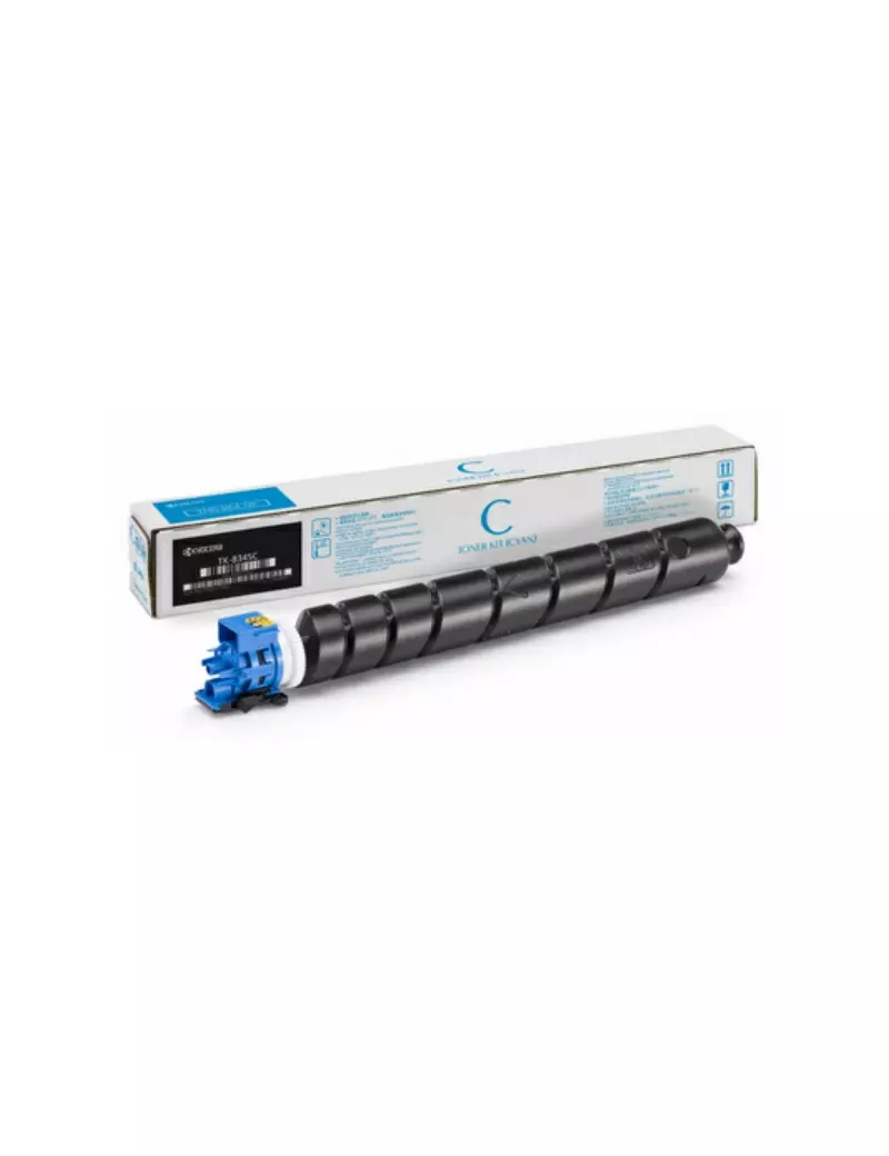 Toner Originale Kyocera TK-8345C 1T02L7CNL0 (Ciano 15000 pagine) Toner Originale Kyocera TK-8345C 1T02L7CNL0 (Ciano 15000 pagine)