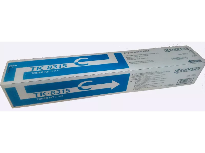 Toner Originale Kyocera TK-8315c 1T02MVCNL0 (Ciano 6000 pagine)