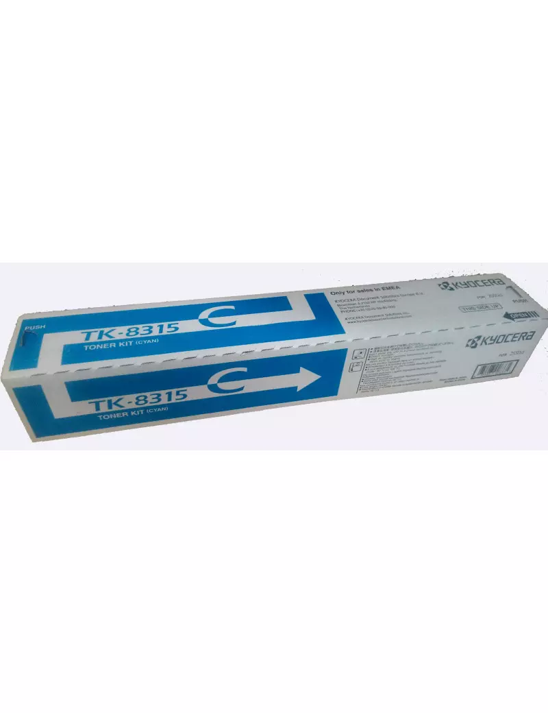 Toner Originale Kyocera TK-8315c 1T02MVCNL0 (Ciano 6000 pagine)