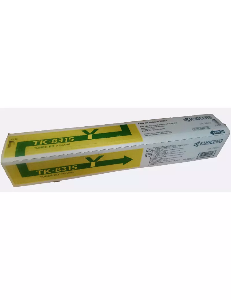 Toner Originale Kyocera TK-8315Y 1T02MVANL0 (Giallo 6000 pagine)