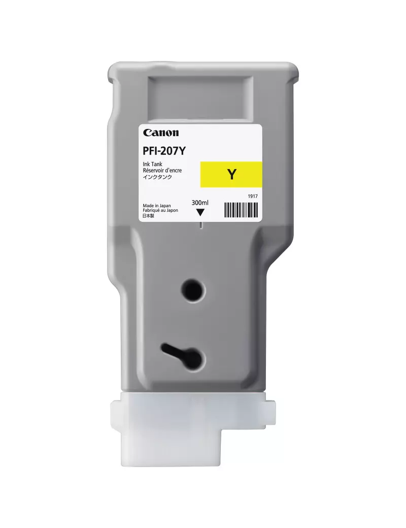 Cartuccia Originale Canon PFI-207y 8792B001 (Giallo 300 ml) Cartuccia Originale Canon PFI-207y 8792B001 (Giallo 300 ml)