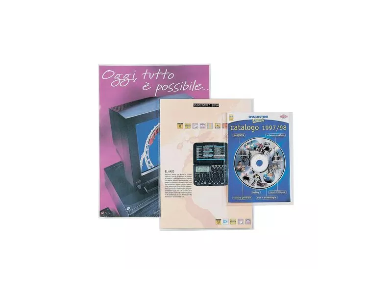 Busta senza Foratura Upocket Favorit - 22x30 cm - Vari - 100460101 (Trasparente Conf. 25) Busta senza Foratura Upocket Favorit - 22x30 cm - Vari - 100460101 (Trasparente Conf. 25)