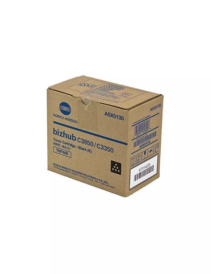 Toner Originale Konica Minolta TNP48K A5X0150 (Nero 10000 Pagine) Toner Originale Konica Minolta TNP48K A5X0150 (Nero 10000 Pagine)