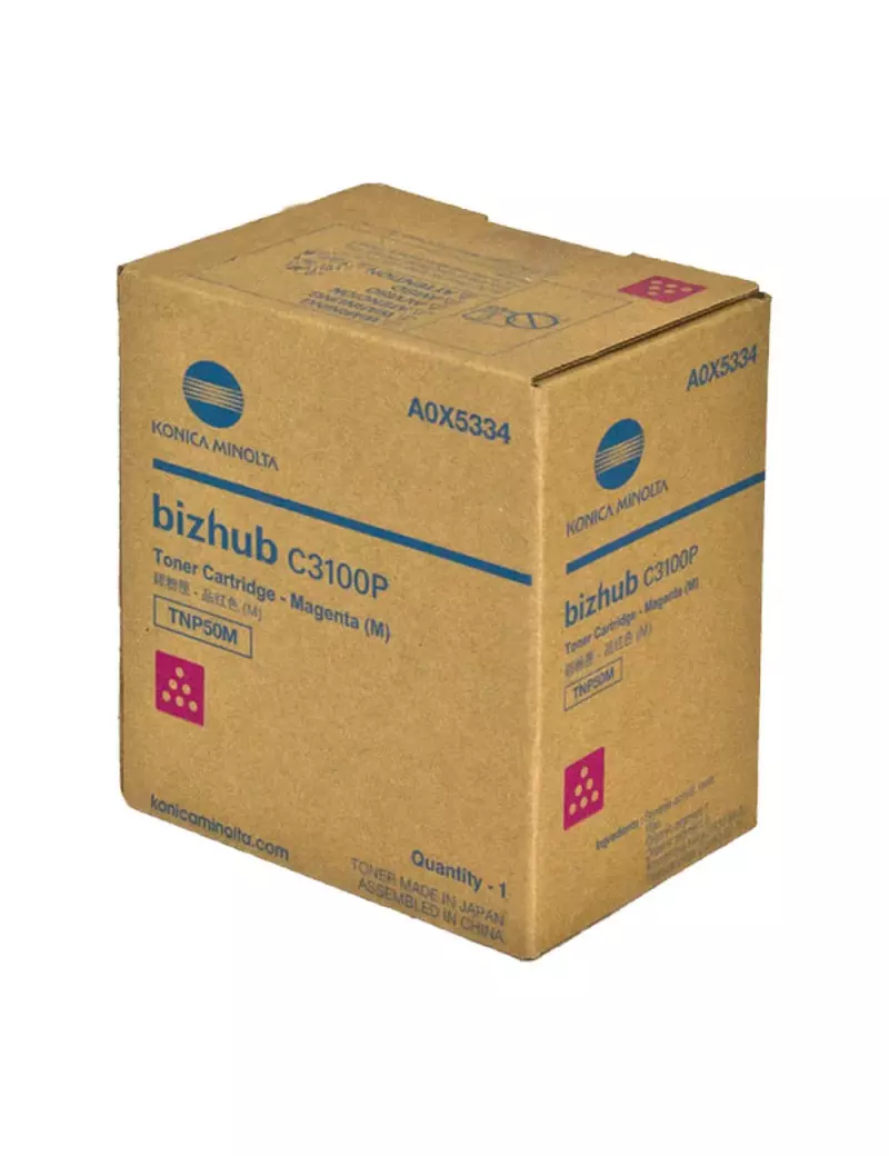 Toner Originale Konica Minolta TNP50M A0X5354 (Magenta 5000 pagine) Toner Originale Konica Minolta TNP50M A0X5354 (Magenta 5000 pagine)