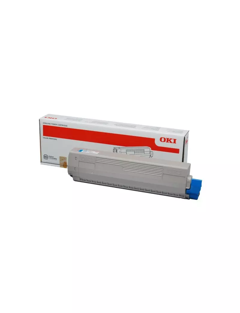 Toner Originale Oki 44844507 (Ciano 10000 pagine)