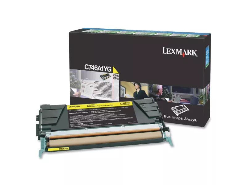 Toner Originale Lexmark C746 C746A1YG (Giallo 7000 pagine)