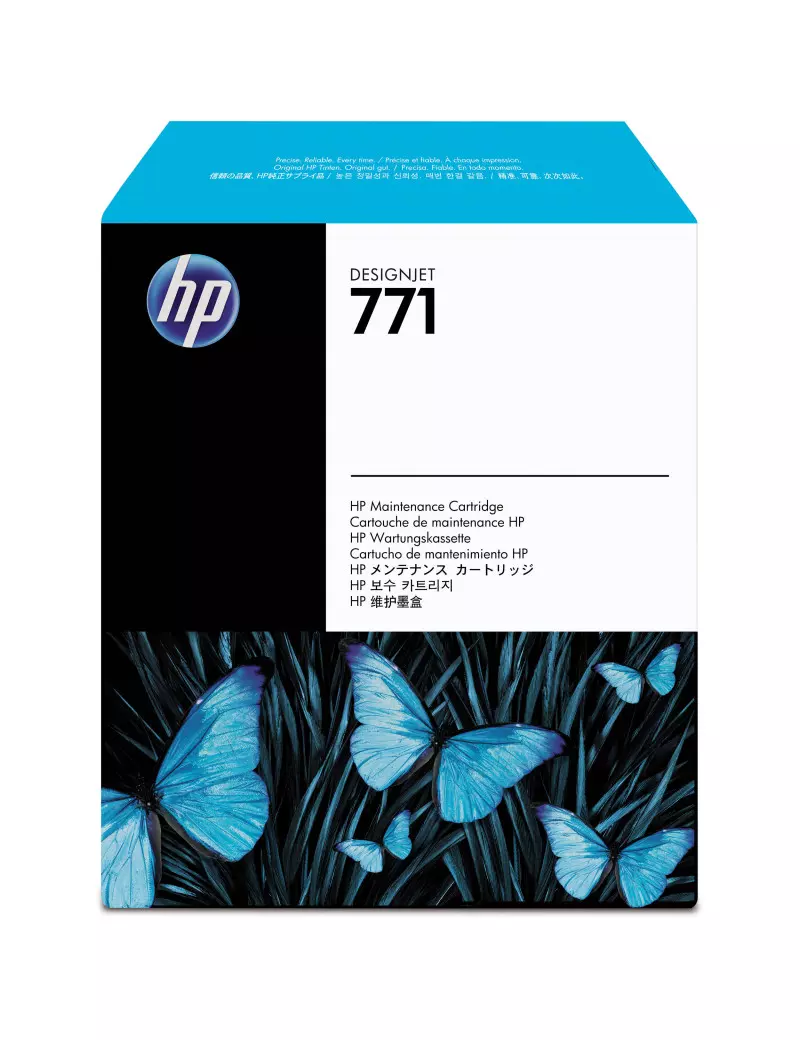 Cartuccia Originale HP CH644A 771 (Trasparente di Pulizia)