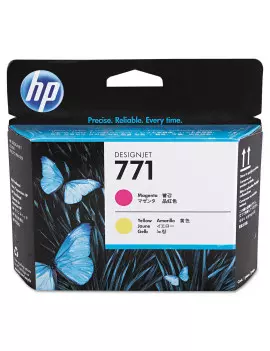 Testina di Stampa Originale HP CE018A 771 (Giallo/Magenta 775 pagine)