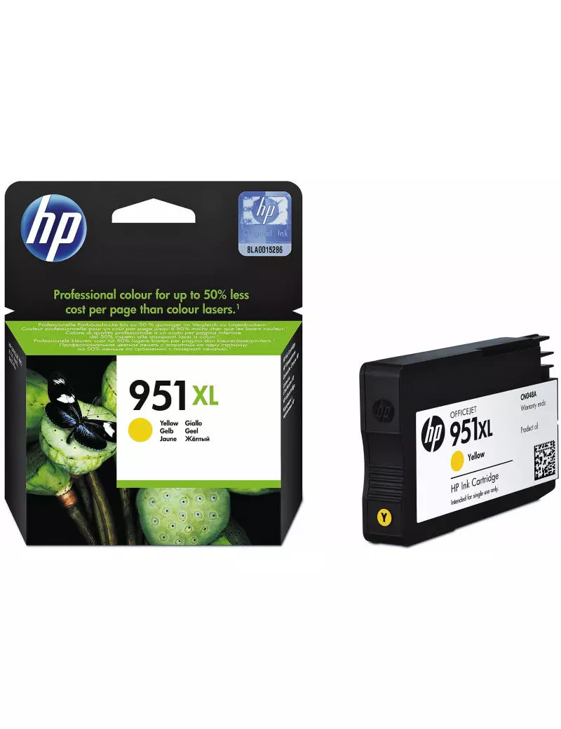 Cartuccia Originale HP CN048AE 951XL (Giallo 1500 pagine) Cartuccia Originale HP CN048AE 951XL (Giallo 1500 pagine)