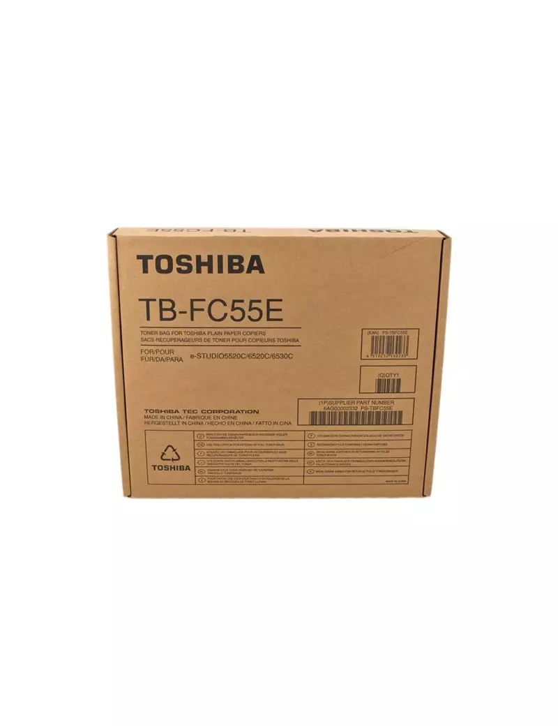 Vaschetta di Recupero Originale Toshiba TB-FC55 6AG00002332 (120000 pagine) Vaschetta di Recupero Originale Toshiba TB-FC55 6AG00002332 (120000 pagine)