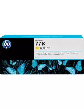 Cartuccia Originale HP B6Y10A 771C (Giallo 775 ml)