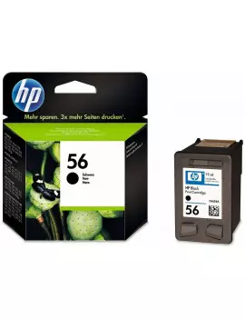 Cartuccia Originale HP C6656AE 56 (Nero 630 pagine)