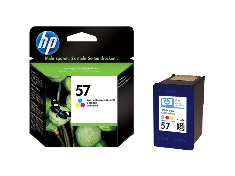 Cartuccia Originale HP C6657AE 57 (Colore 510 pagine) Cartuccia Originale HP C6657AE 57 (Colore 510 pagine)