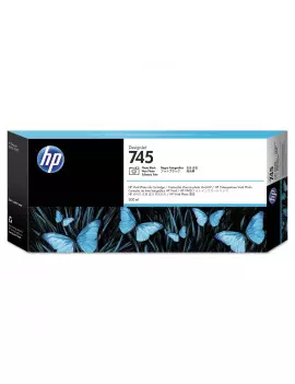 Cartuccia Originale HP F9K04A 745 (Nero Foto 300 ml)