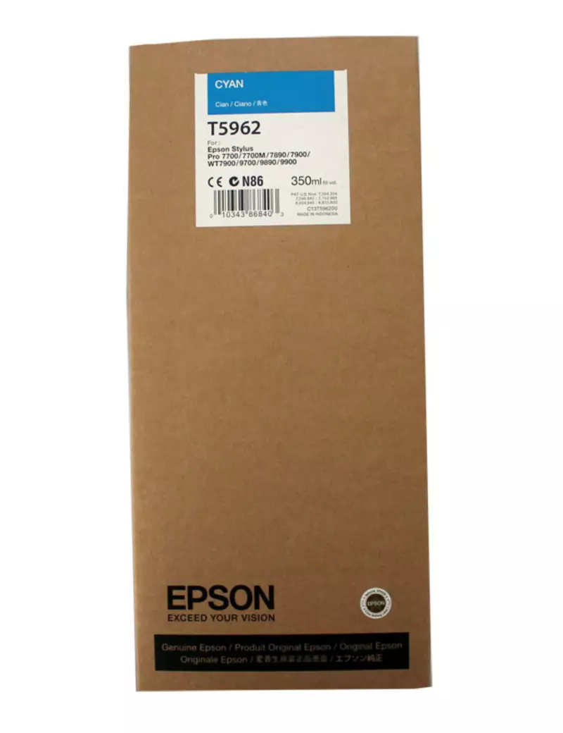 Cartuccia Originale Epson T596200 (Ciano 350 ml)